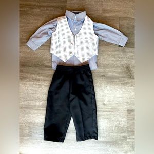 Boys 6-9 months Andrew Fezza dress outfit.